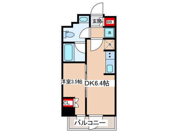 ウエリスアーバン錦糸町の物件間取画像